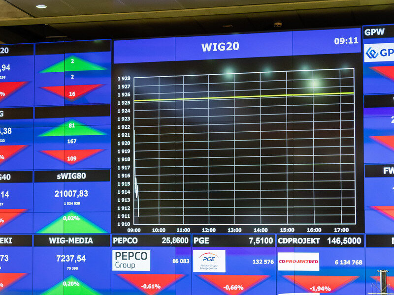 Spadki na GPW, inwestorzy realizują zyski